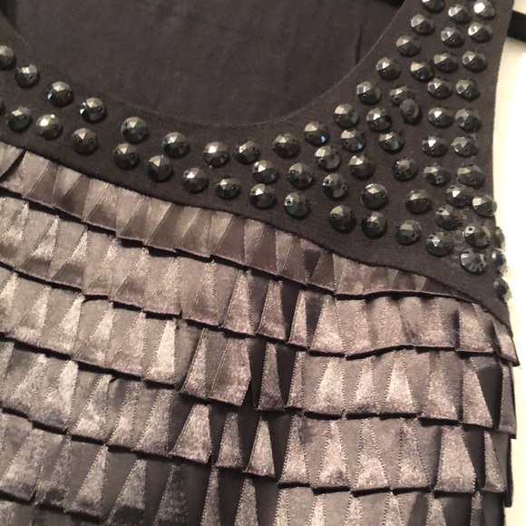 Express Art Deco cocktail dress + bonus slip, wrap - Picture 2 of 4